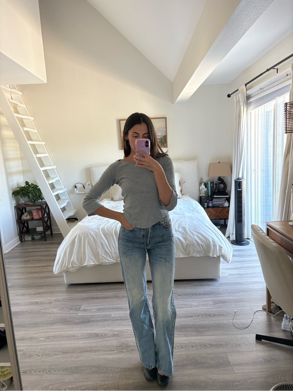Heavy Manners Vintage Wash Bootcut Denim 🌼